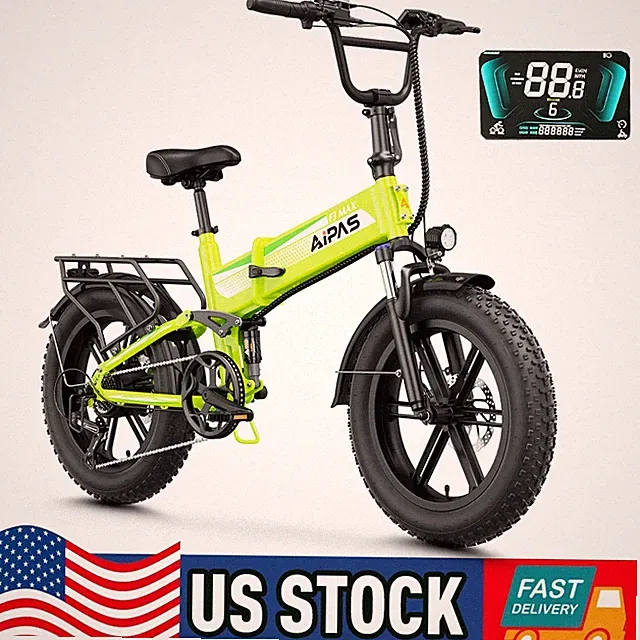 1800W Motor 28Mph Electric Mountain Bicycle Fat Tyre City Off-road Ebike