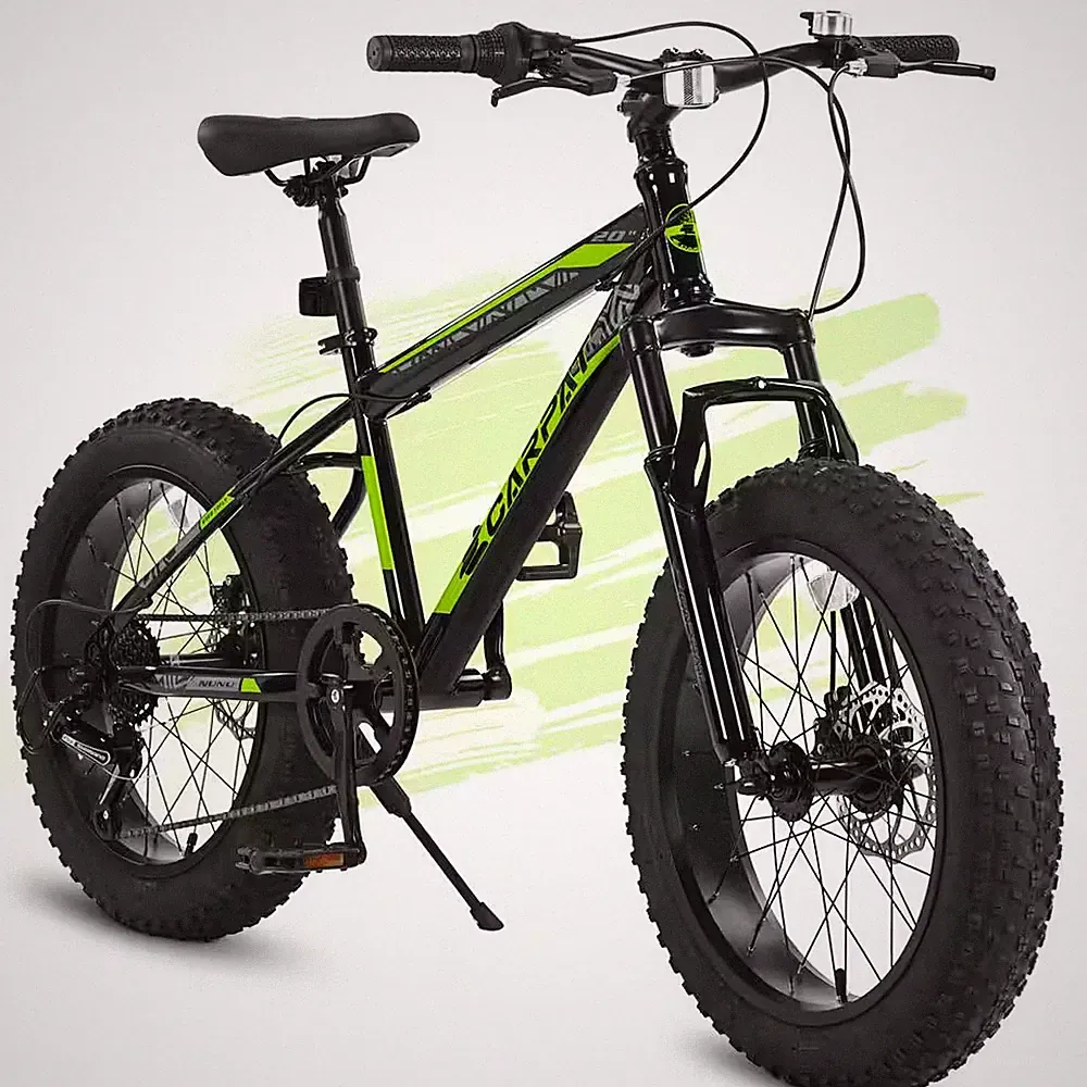 20 In. Wheels, 4 In. Wide Fat Tire Snow Mountain Bike for Ages 8-12