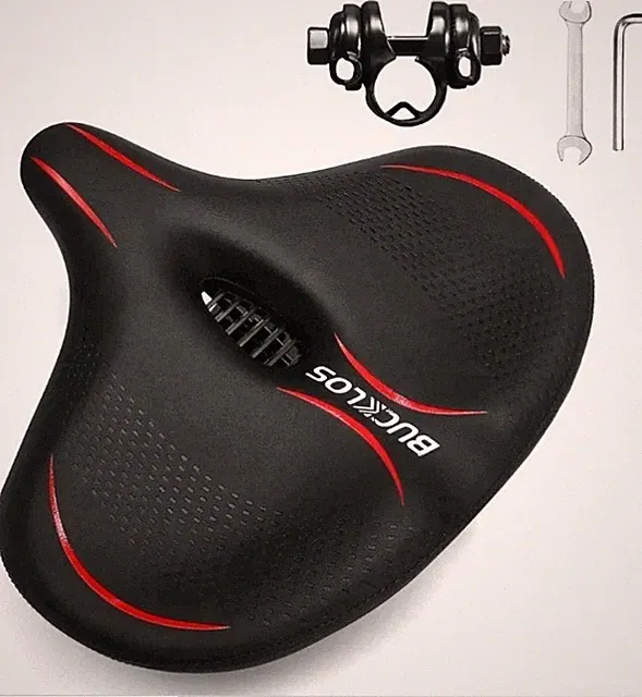 BUCKLOS Wide Bike Seat Men Women Ebike Seats Extra Large Comfortable *Note*
