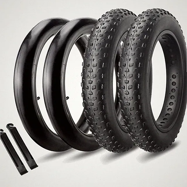Foldable Fat Bike Tire Set - 26x4.0 Inch Pack